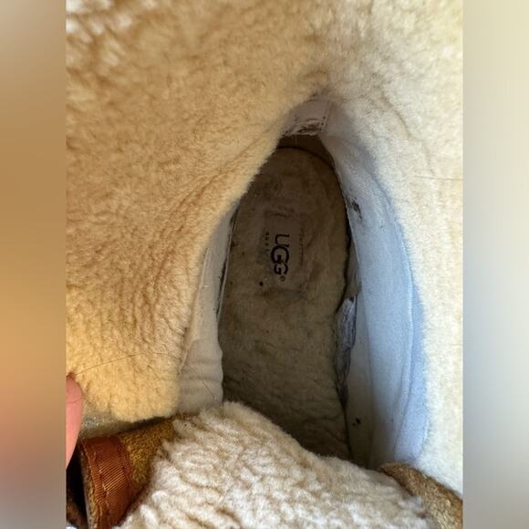 UGG Mens Butte Waterproof Leather Worchester Winter Snow Boot Size 9 - Picture 10 of 10